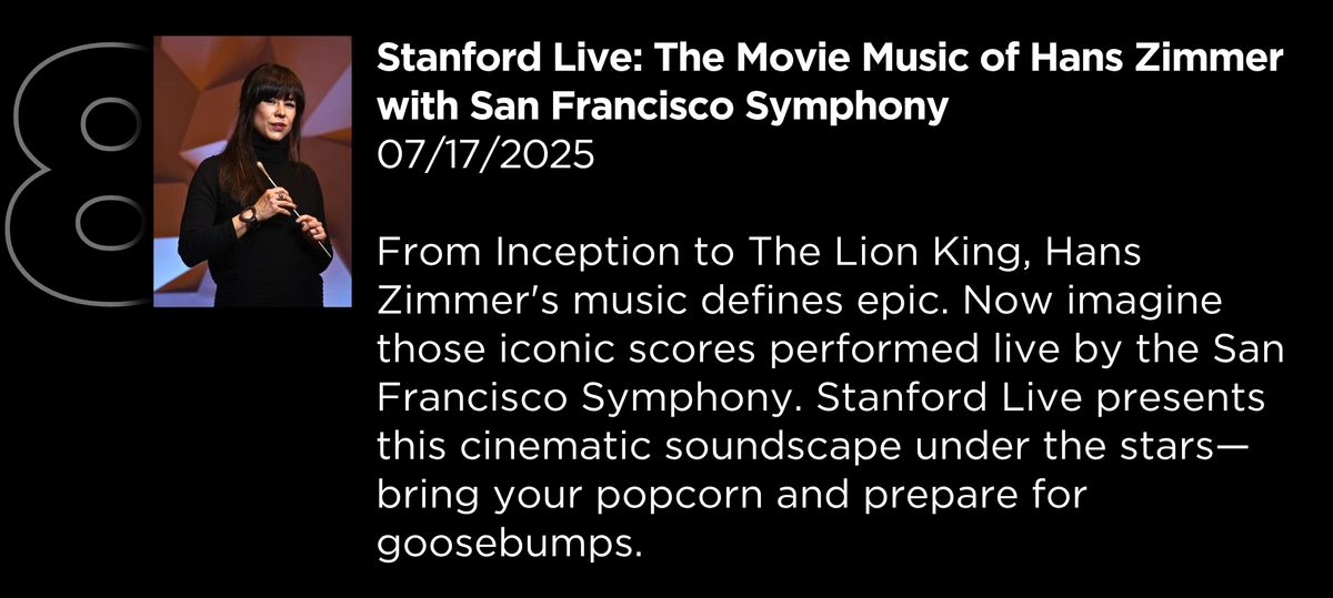 Stanford Live: The Movie Music of Hans Zimmer with San Francisco Symphony