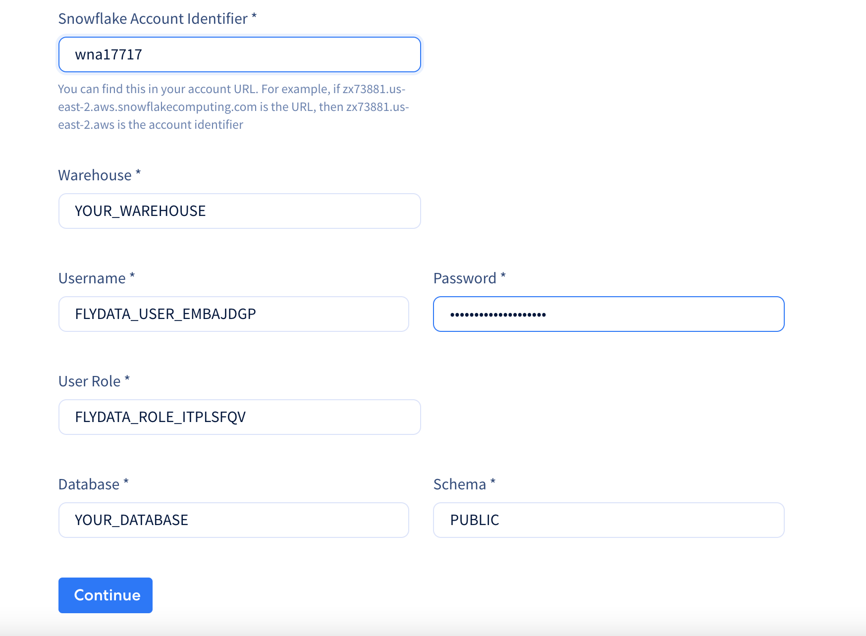 Destinations Snowflake Integrate.io CDC
