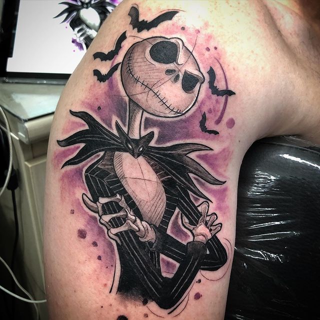 nightmare before christmas tattoo