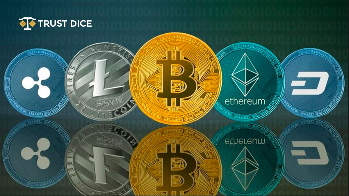 Different cyrptocurrencies by TrustDice