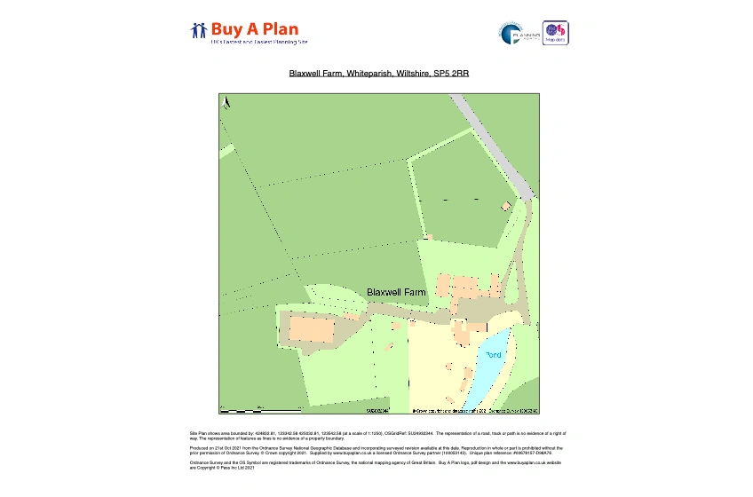 location plan sample provided by www.buyaplan.co.uk