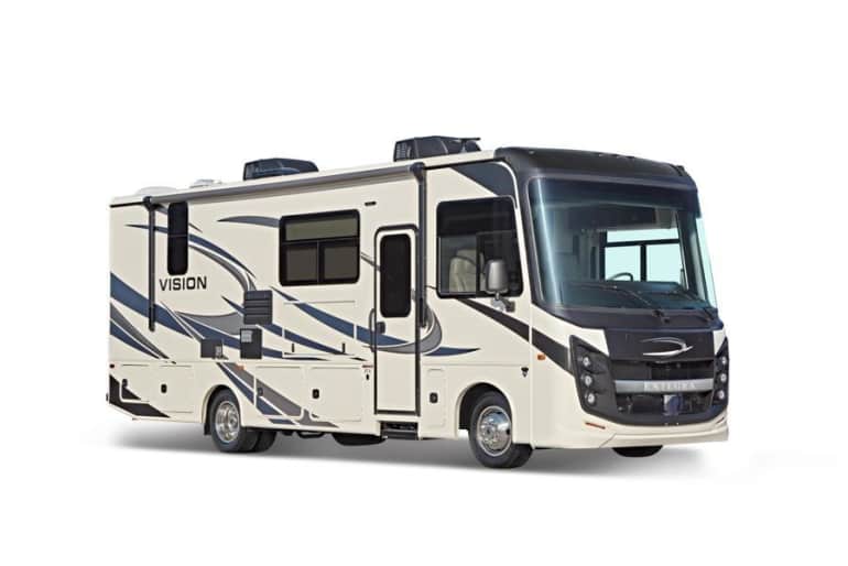 Exterior of the Entegra Vision motorcoach