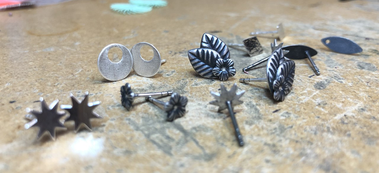 This article covers advanced earring post soldering techniques. Learn to solder posts onto more complicated designs with ease.