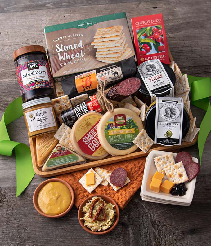 The best meat and cheese Christmas gift baskets