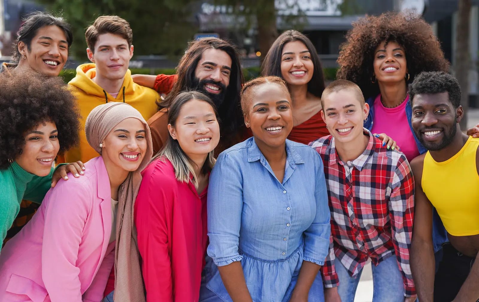 Diverse global workforce representing remote hiring