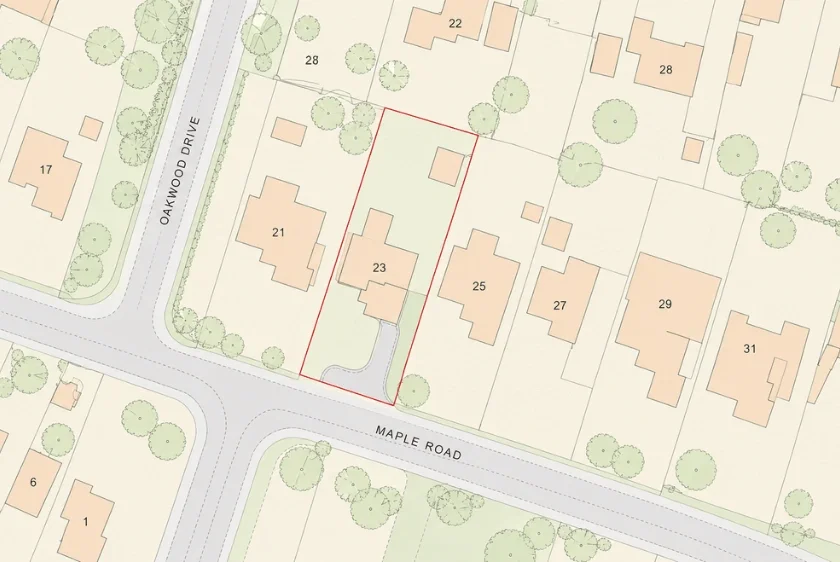 Plot plan example