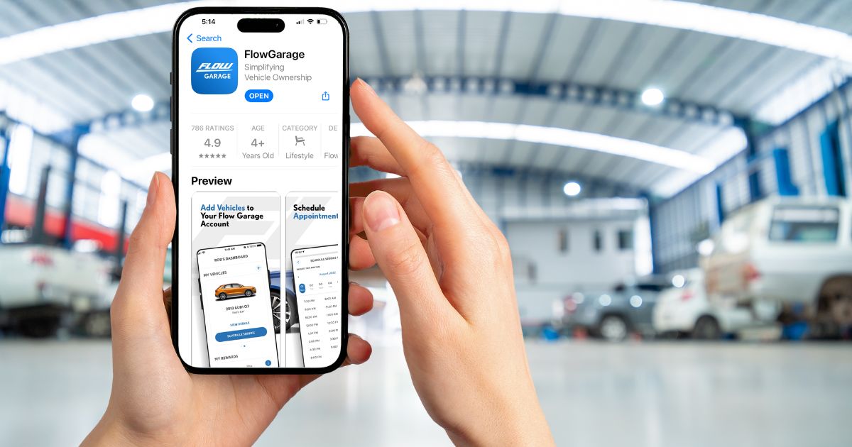 Download the FlowGarage Mobile App | Flow Automotive