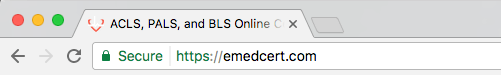 eMedCert Security Status