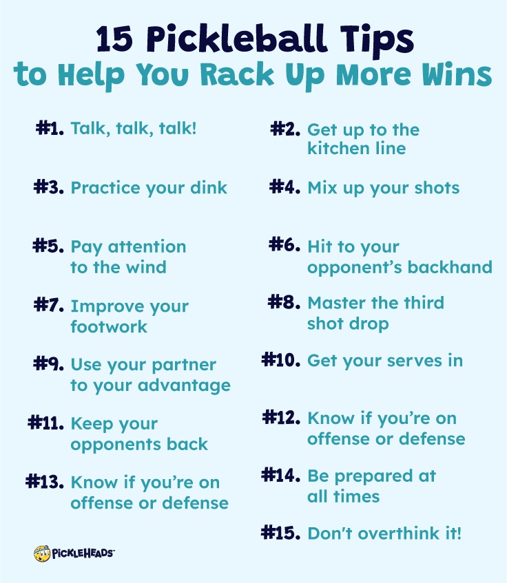15 Pickleball Tips to Help You Rack Up More Wins Pickleheads
