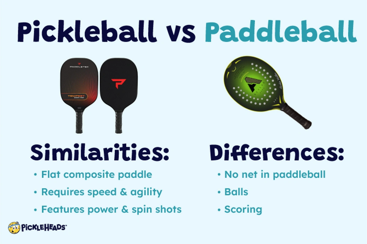 Pickleball vs Paddleball