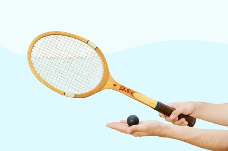 Real Tennis Racquet