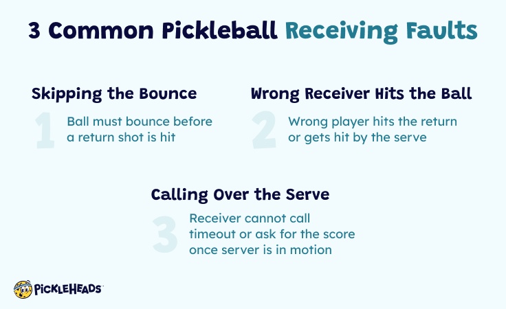 3 Common Pickleball Receiving Faults