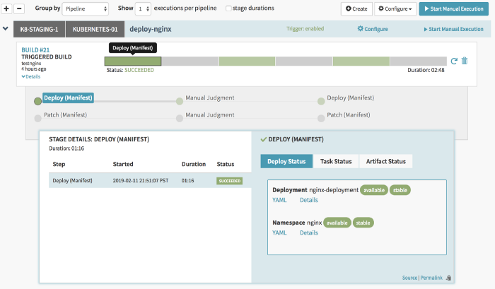 Automated-Deployment to Staging Succeeded