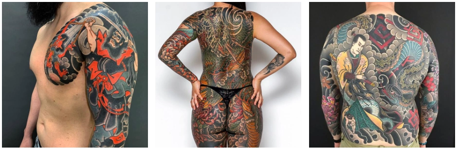 examples of japanese irezumi style tattoos