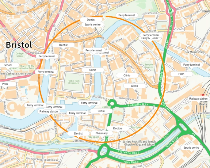 Site analysis map sample