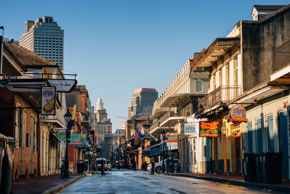 bourbon street new orleans, louisiana