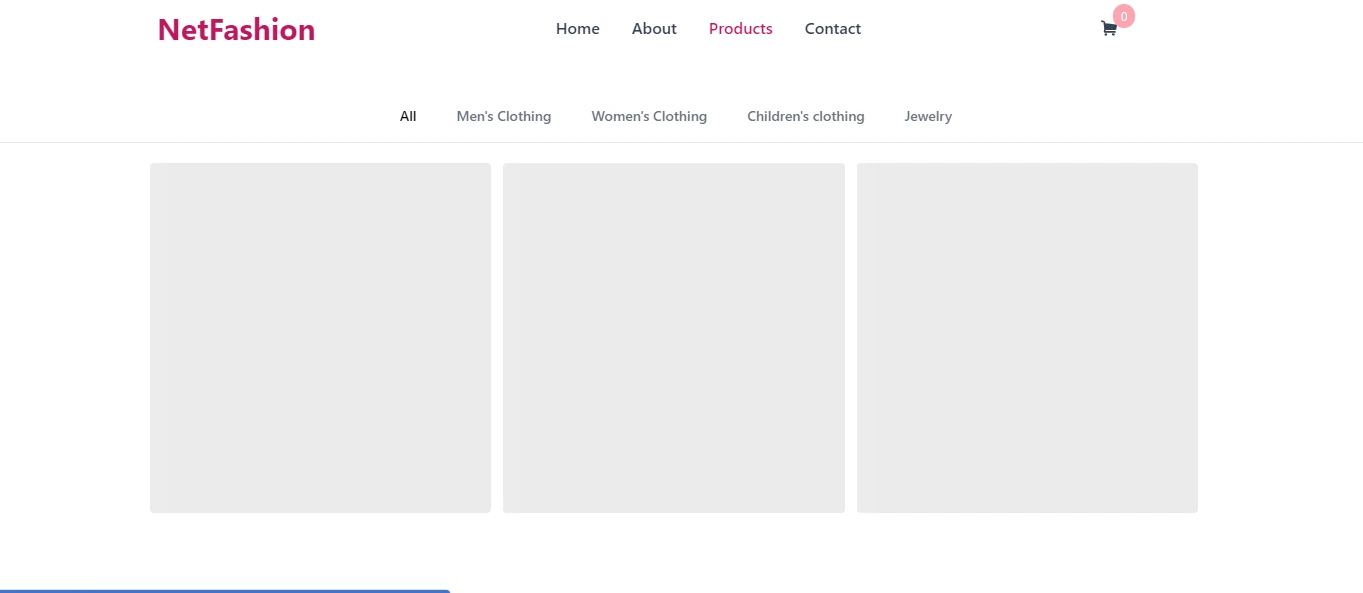 product page skeleton outline/ skeleton loading