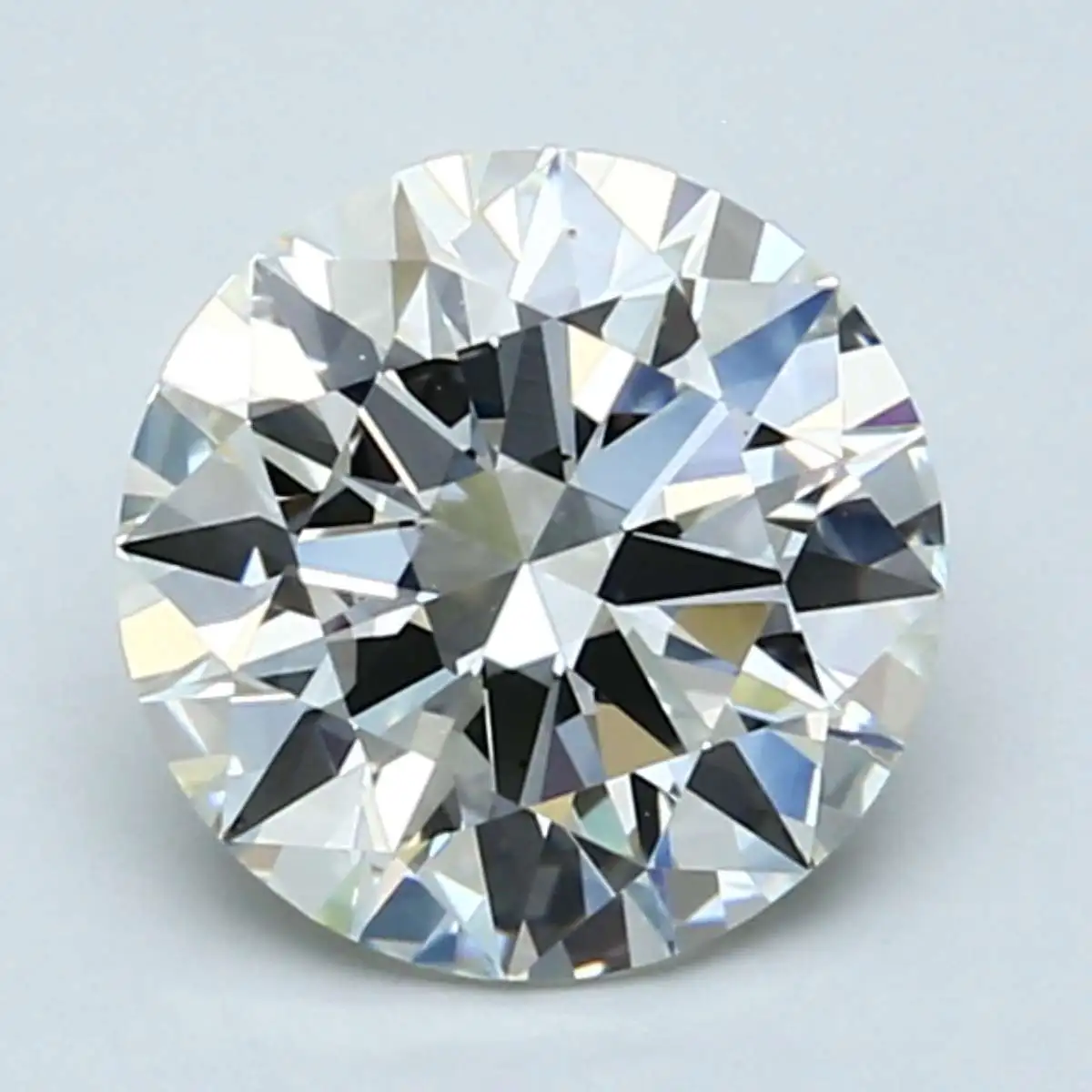 3 carat J color diamond with medium fluorscence