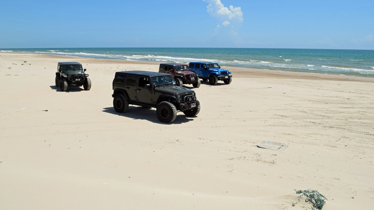 Texas Beach Driving and Camping - Trails Offroad