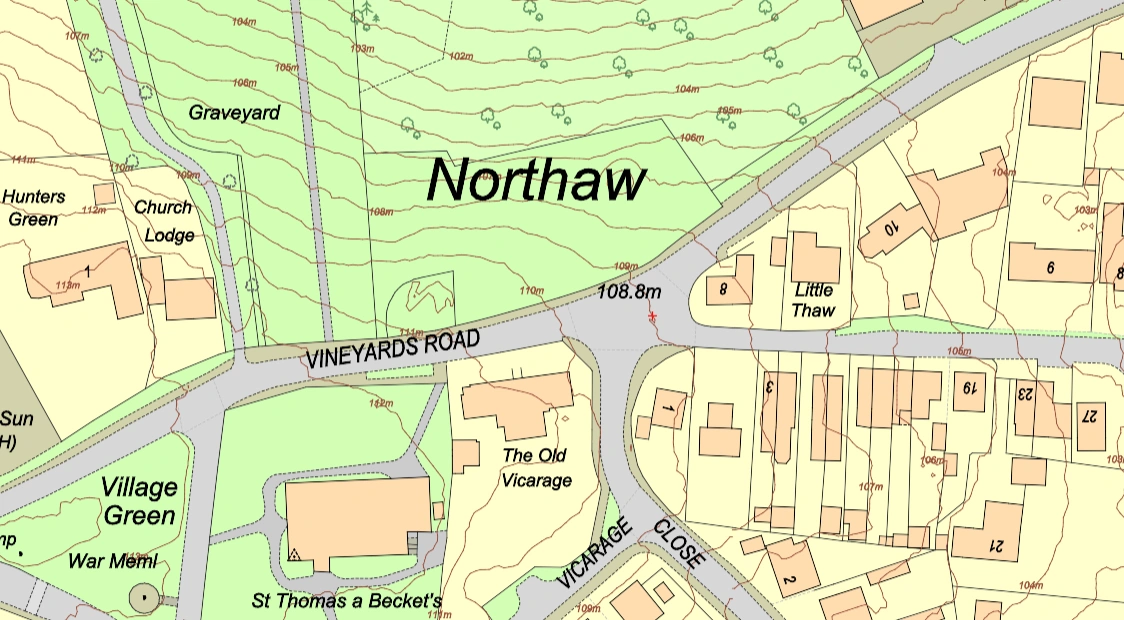 OS MasterMap® including 1m contours by MapServe®