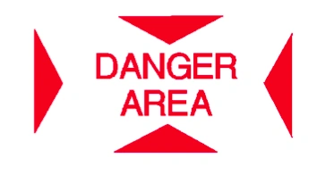 FIRING & TEST RANGES IN THE AREA. DANGER! OBSERVE WARNING NOTICES.