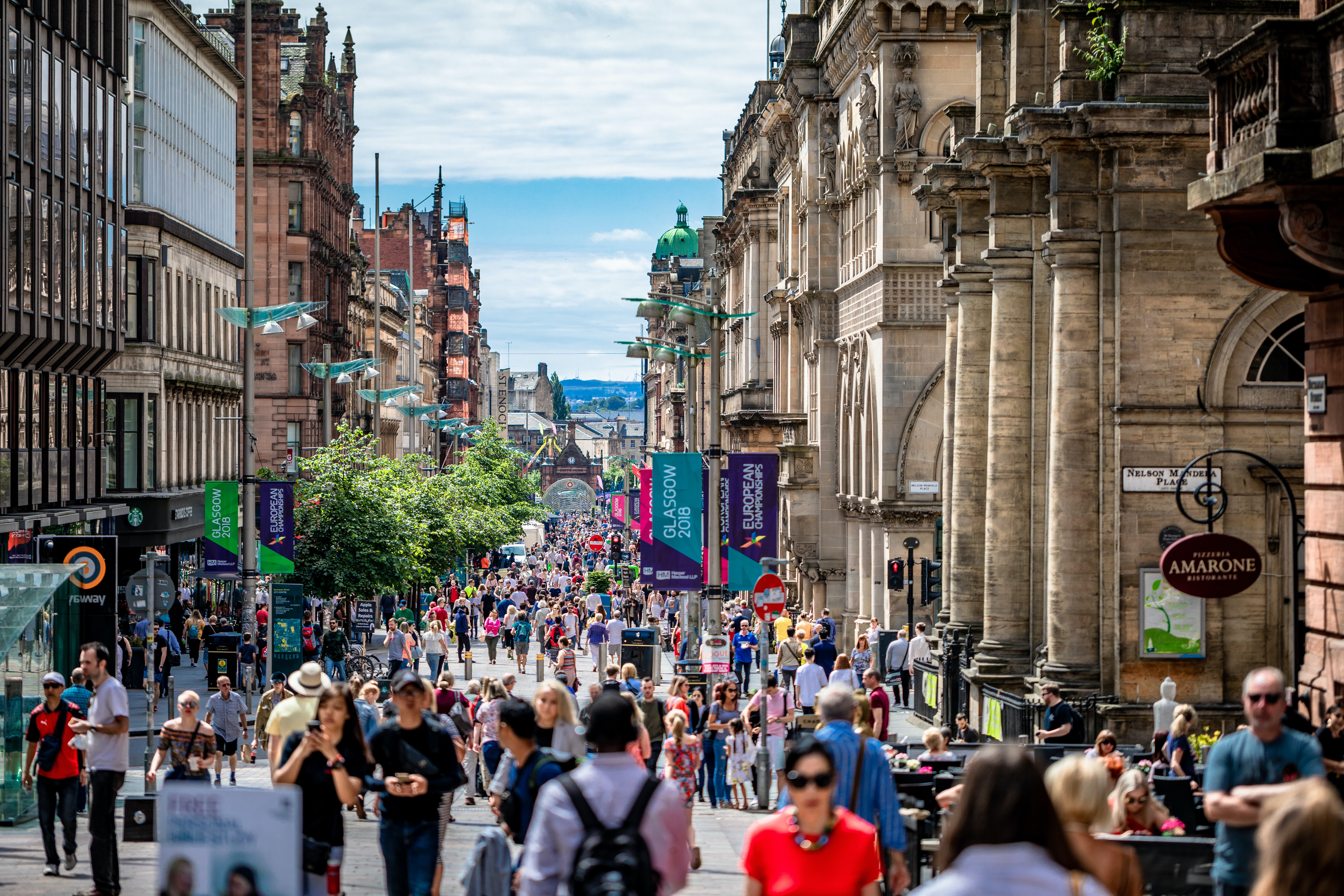 High Street of a typical British town