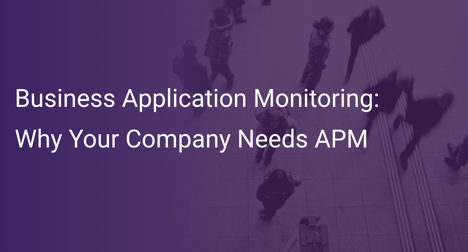 Business Application Monitoring Why Your Company Needs APM