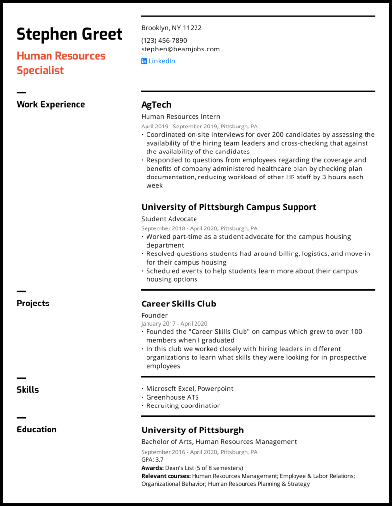 Entry Level It Resume from cdn.buttercms.com