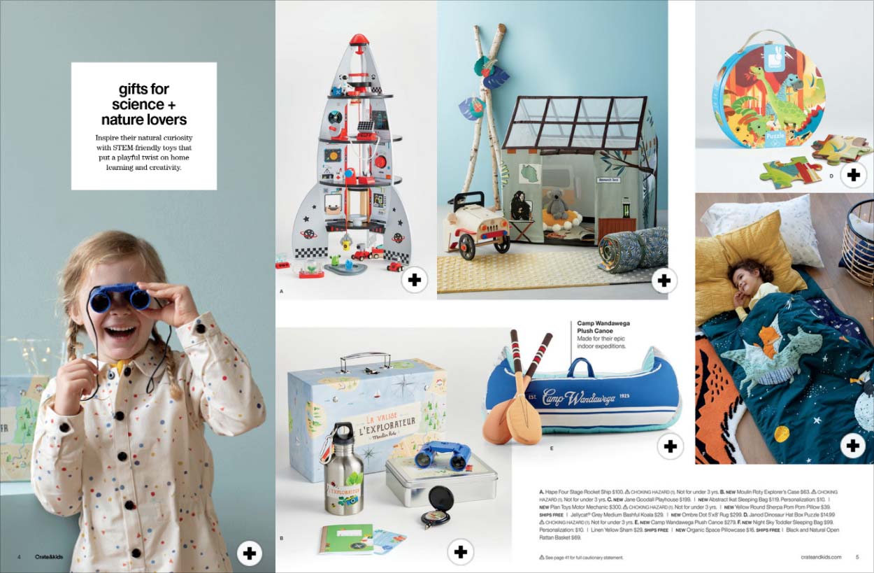 crate and barrel kids gift guide