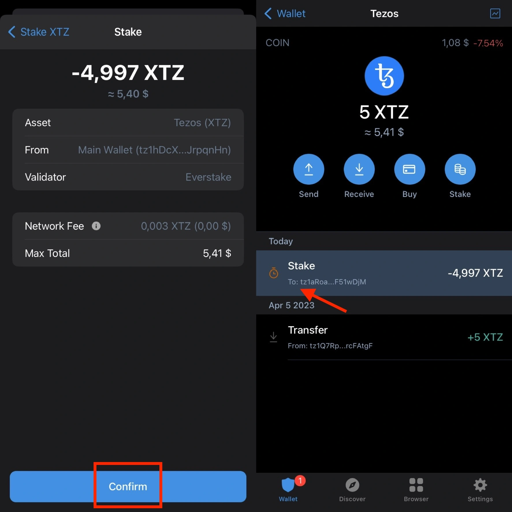 How To Stake Tezos (XTZ) Via Trust Wallet | Everstake Blog