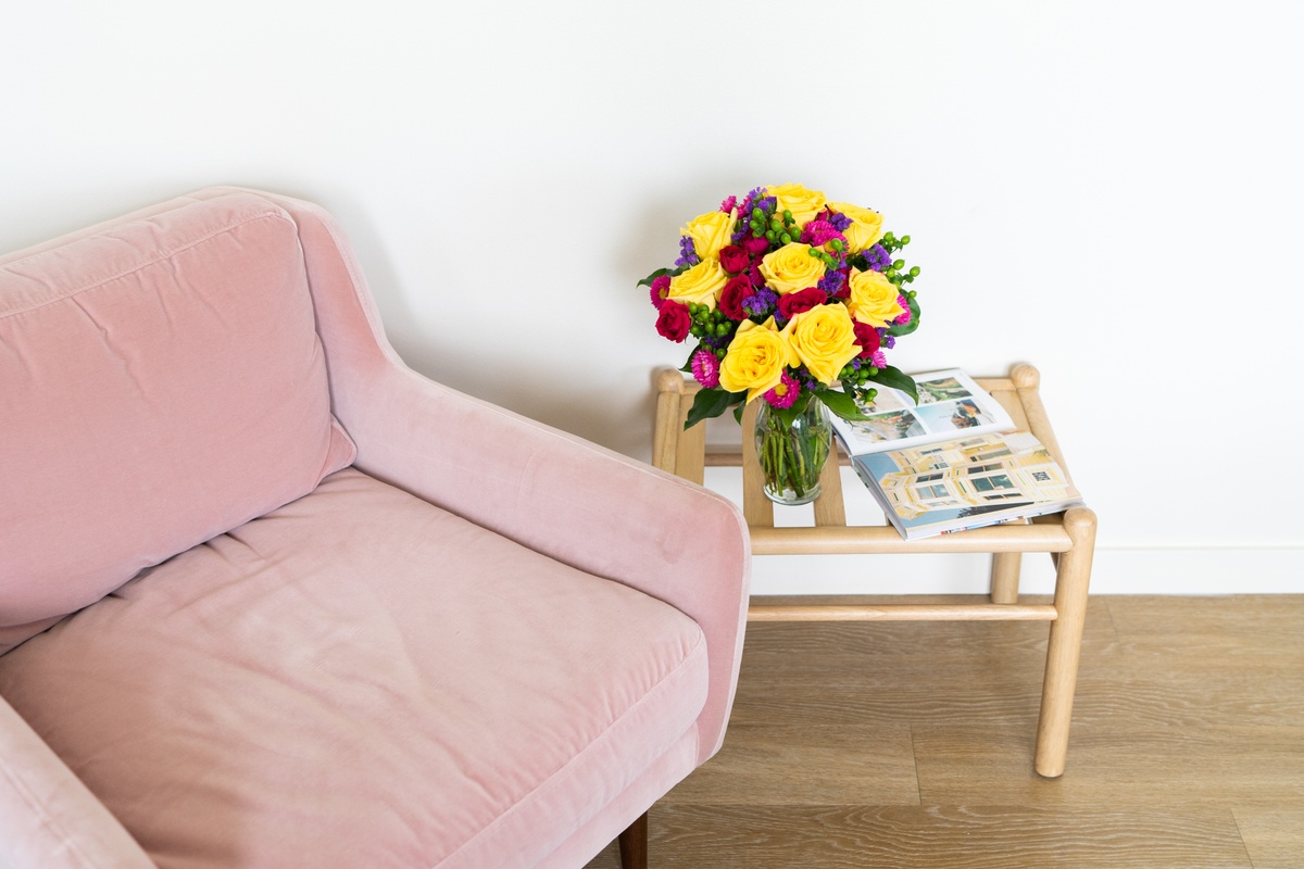 Bouquet of Flowers on a Table