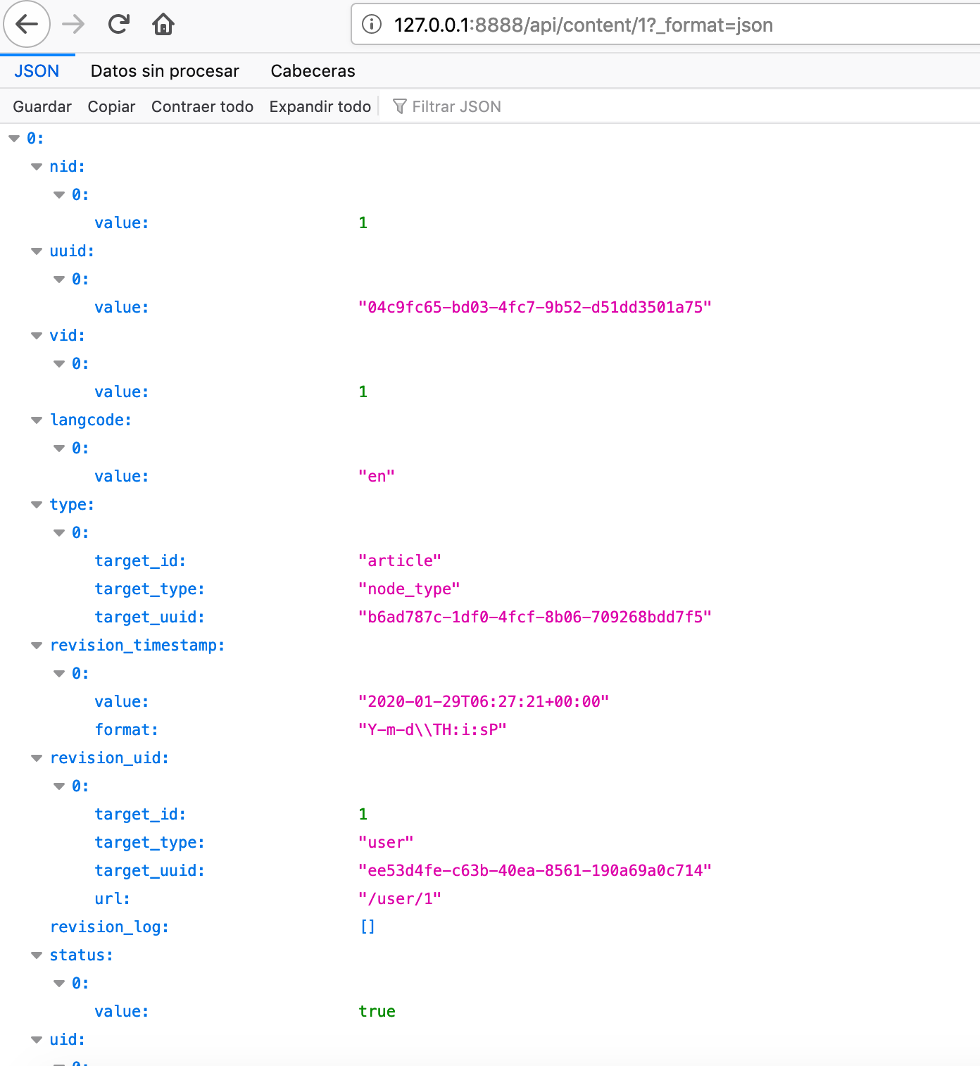 Drupal REST API JSON response 2