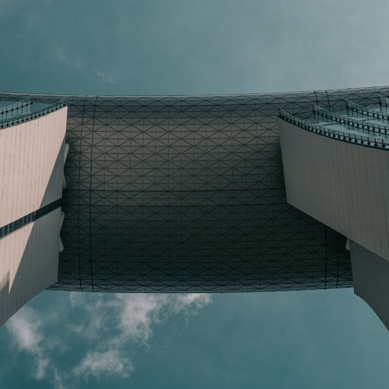 View of the hull from below