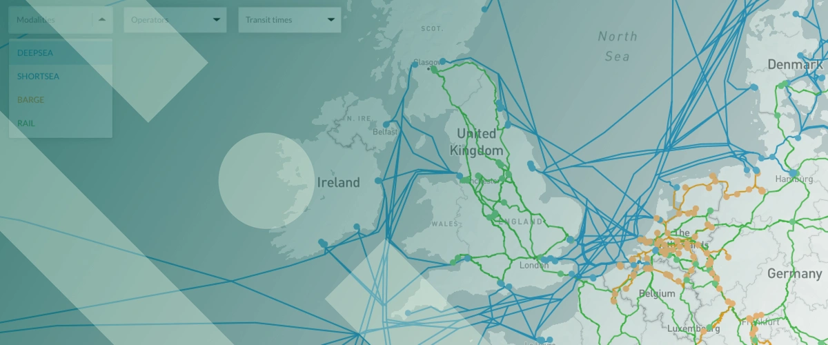 Routescanner is the intermodal platform to plan your container transport in the most sustainable way and reduce the supply chain co2 footprint.