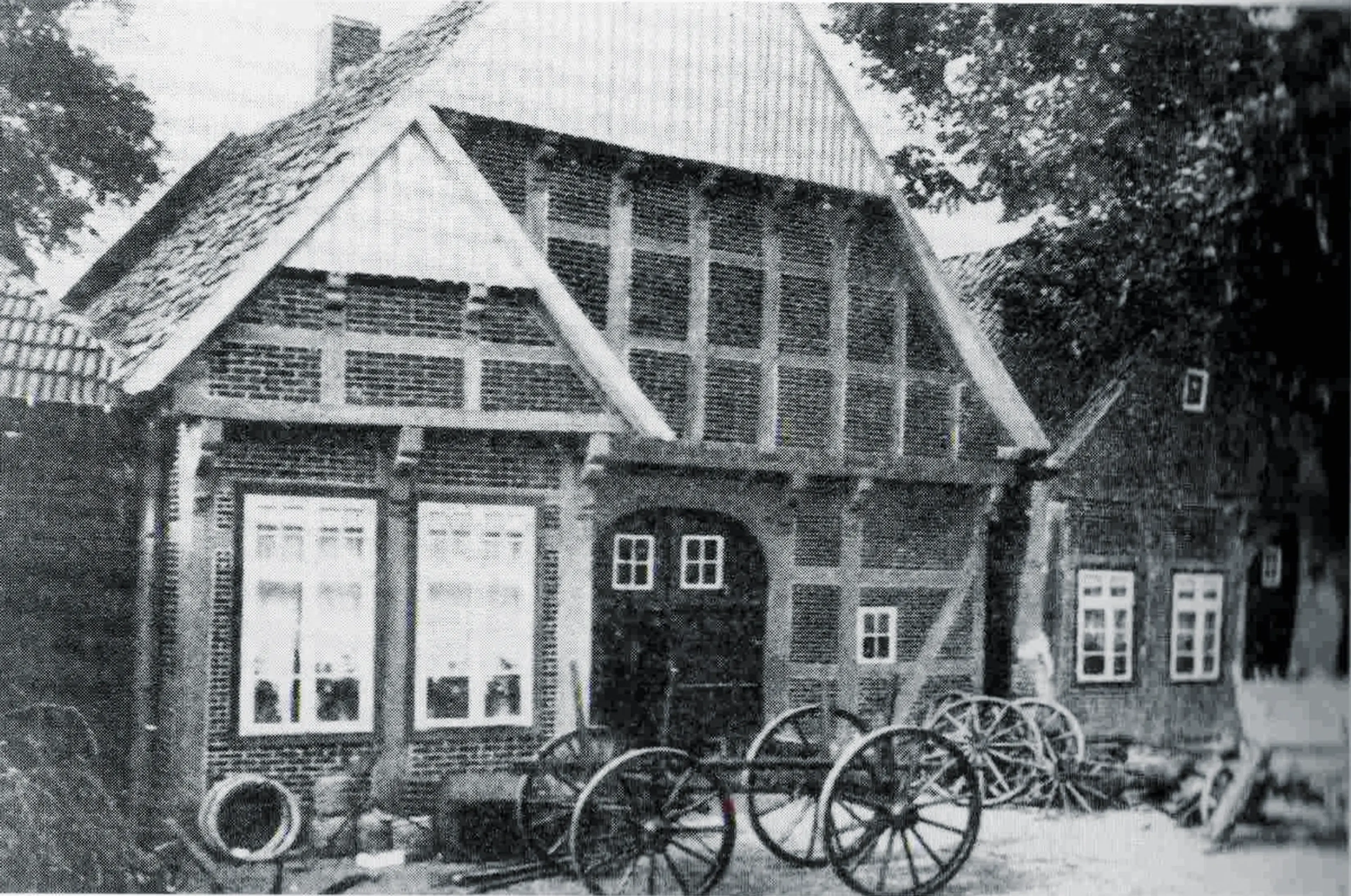 A photo of the historic GRIMME forge from the 19th century