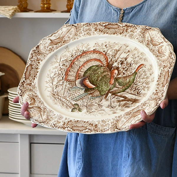 Thanksgiving serving platters sales