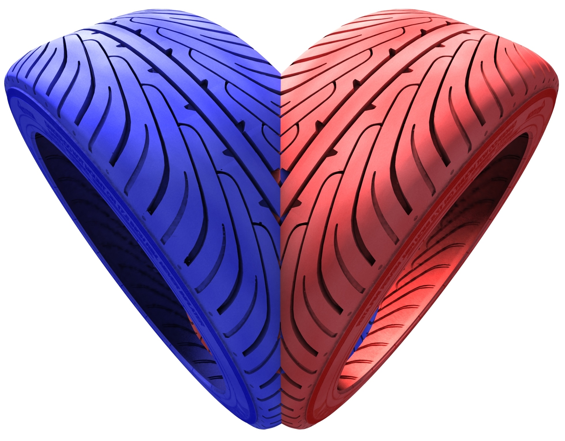tire care heart illustration