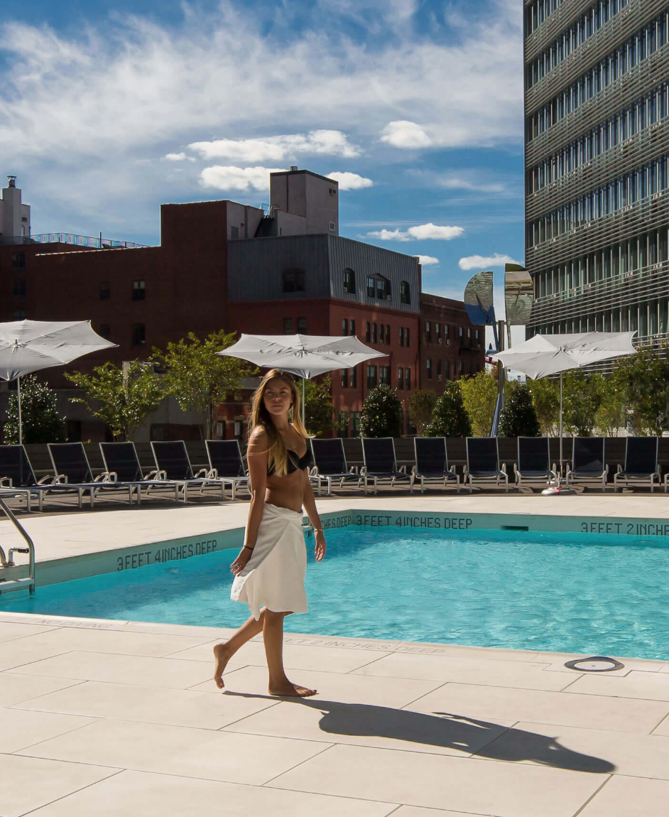 Residential Buildings With Rooftop Pools - Mercedes House 550 West 54th Street - Two Trees Management