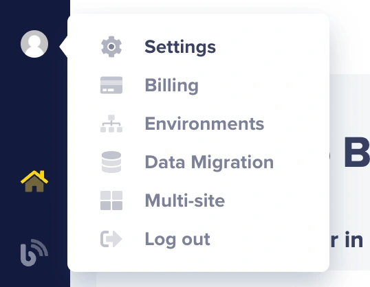 Navigate to account settings