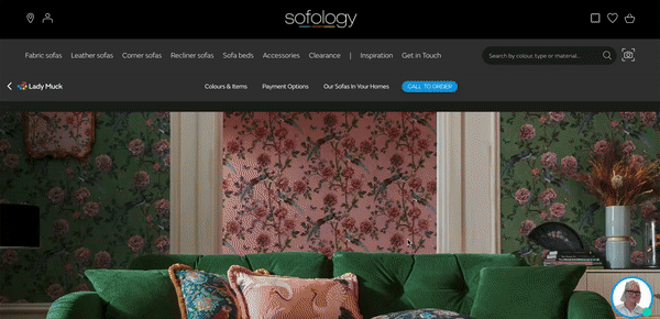 Visual Bundles on Sofology's website