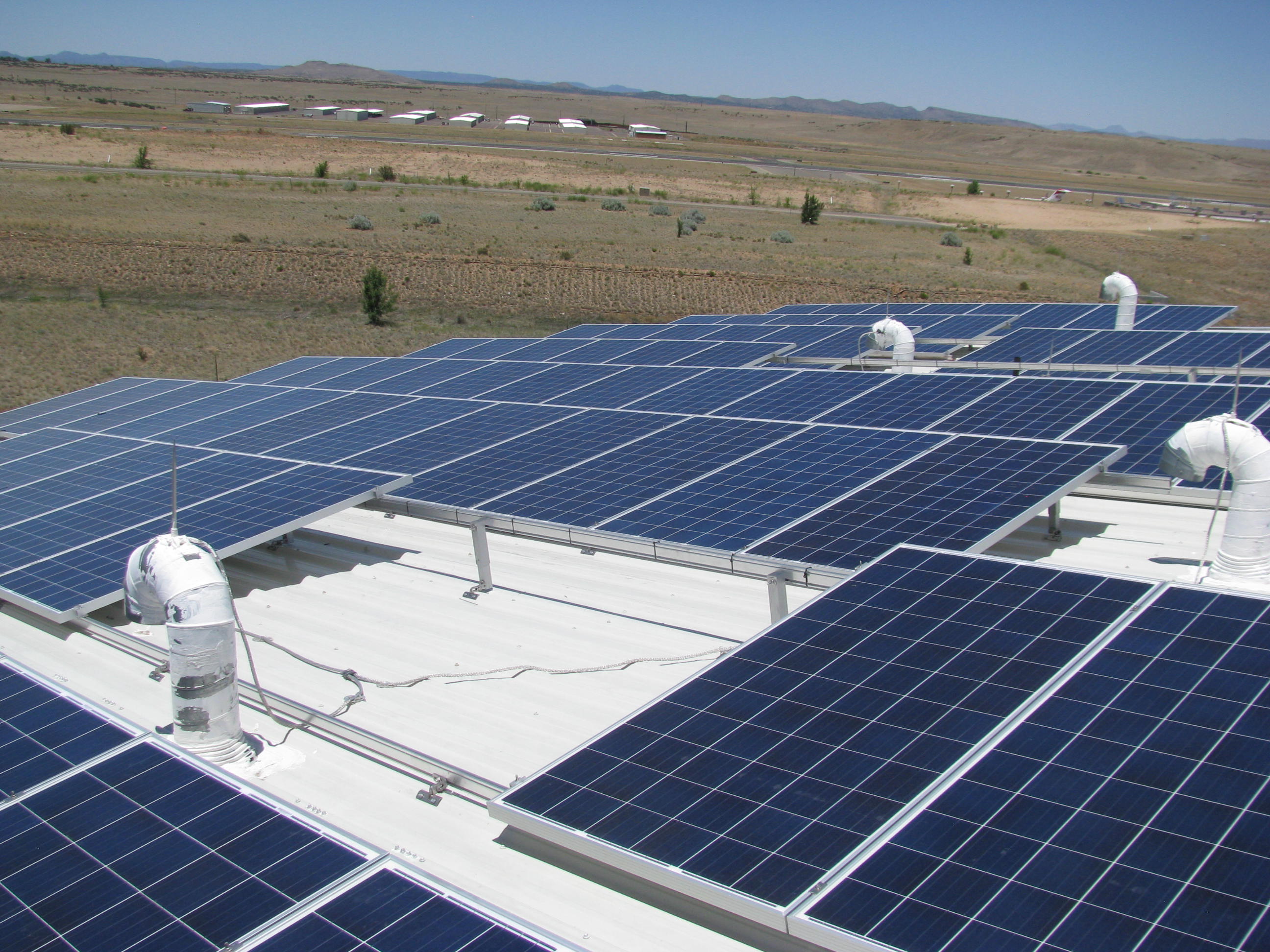 Halstead solar panels on roof