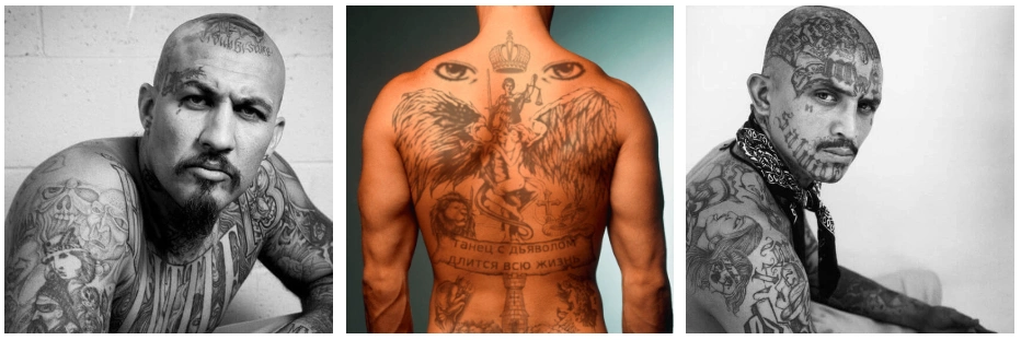 examples of prison style tattoos
