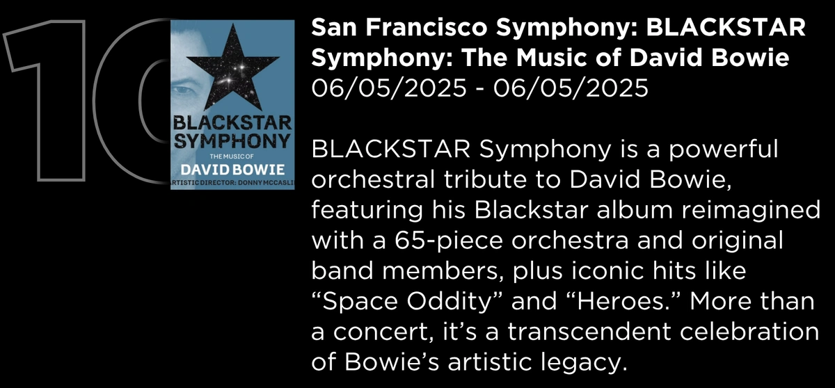 SF Symphony: BLACKSTAR Symphony: The Music of David Bowie
