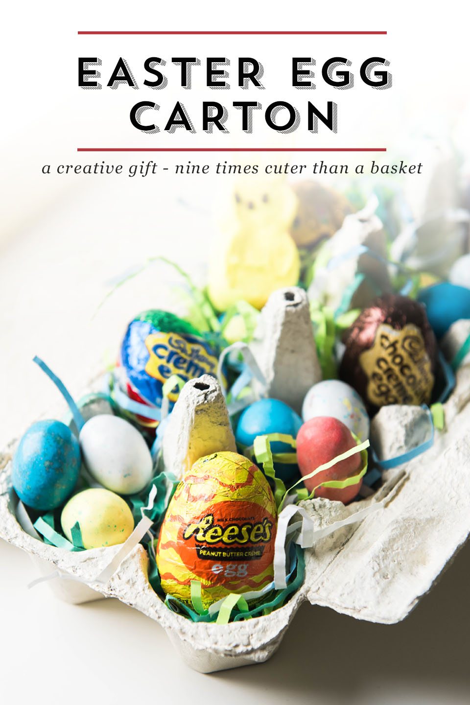 easter egg basket candy