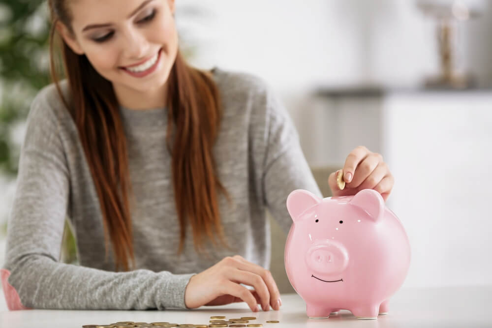woman took a new year money saving challenge