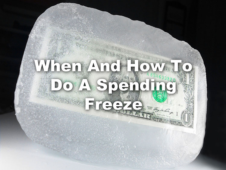 how to do a spending freeze