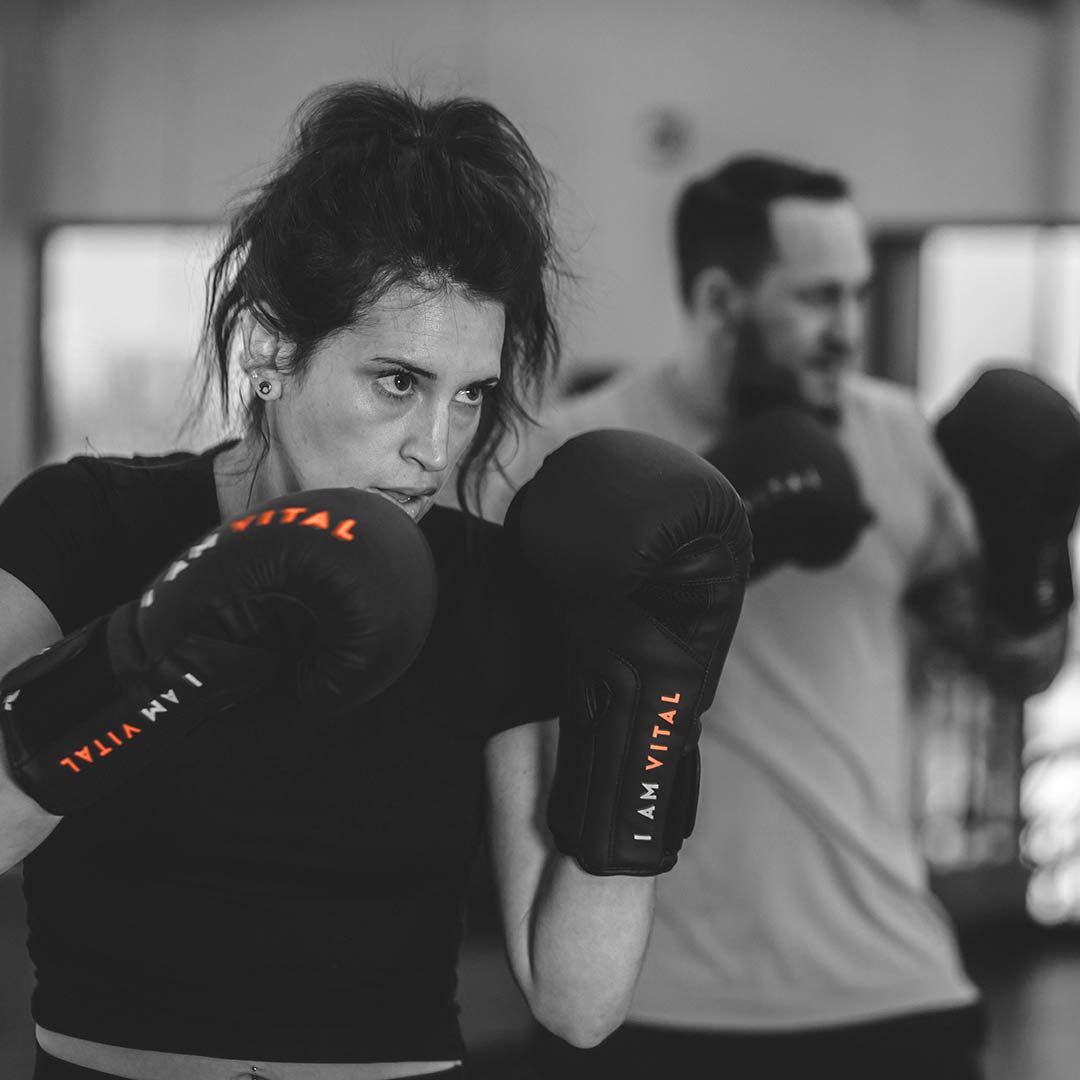 woman boxing