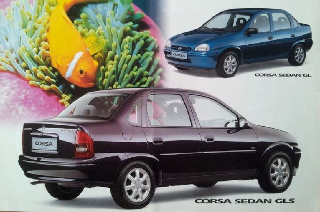 Corsa Sedan foi lançado em 1995 (Foto: Chevrolet)