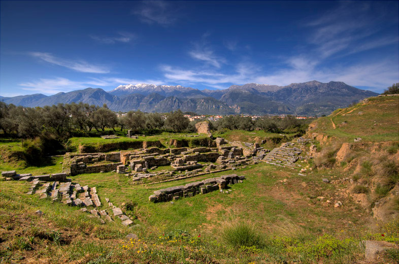 The theater of ancient Sparta