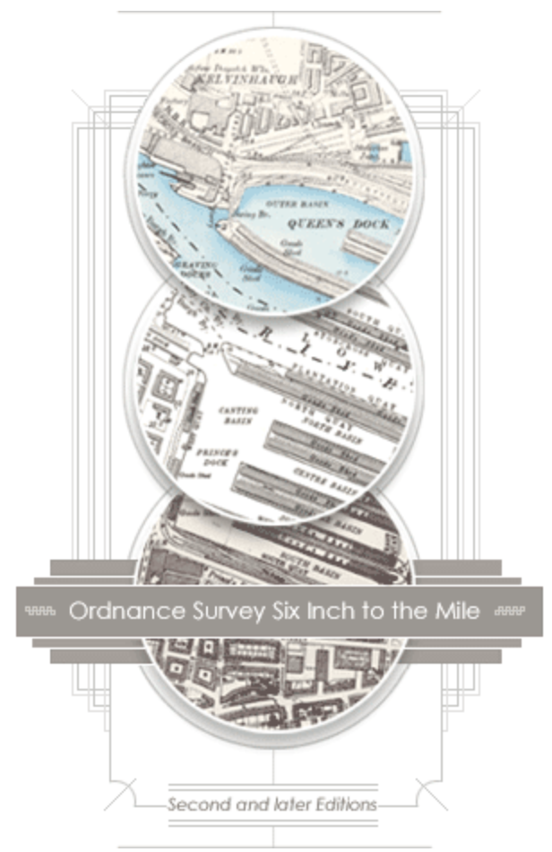 Ordnance Survey six inch to the mile map example